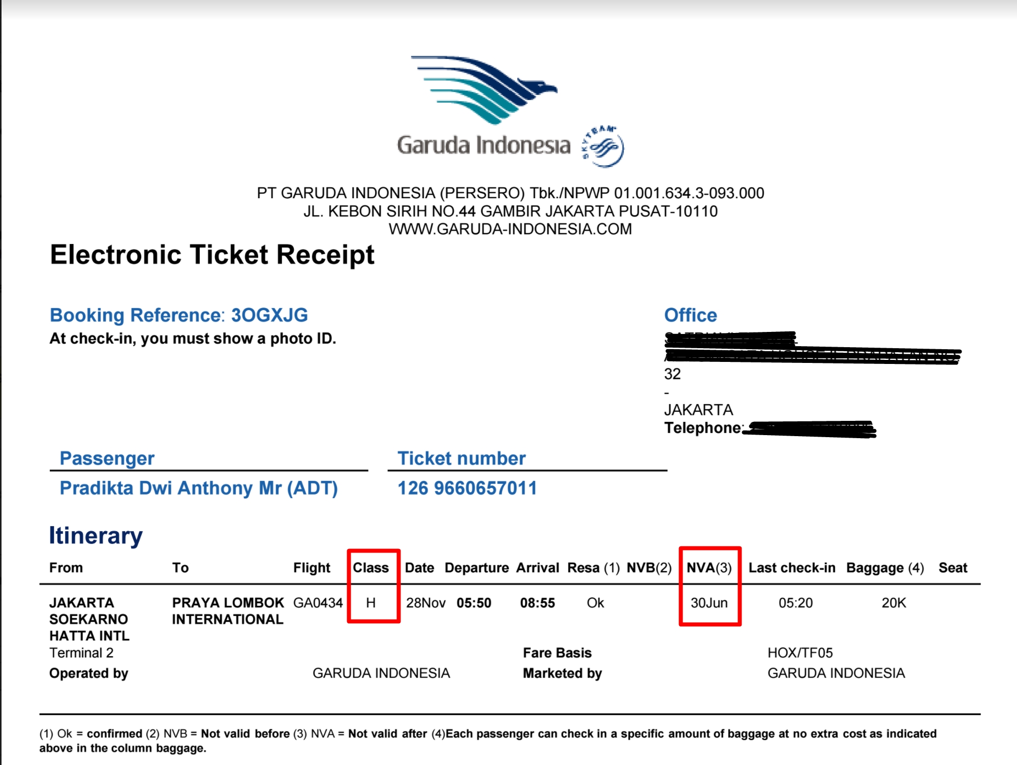 Contoh Surat Permohonan Booking Group Tiket Pesawat